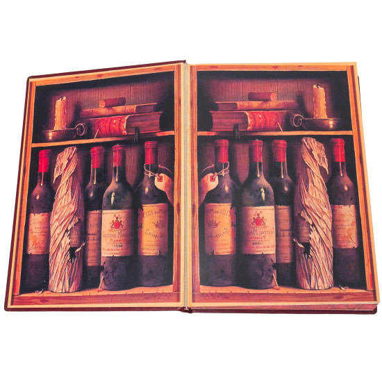 Подарункове видання  «Найкращі вина" з копією металевого посрібленого барельефу XIX ст. з сюжетом збору винограду