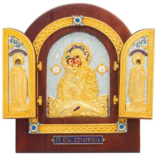 Складень "Богоматір Почаївська"