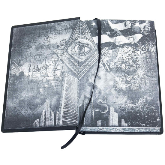 Подарункове видання "Міжнародне єврейство" Генрі Форд з металевим посрібленим декором та інкрустацією камінням Сваровські